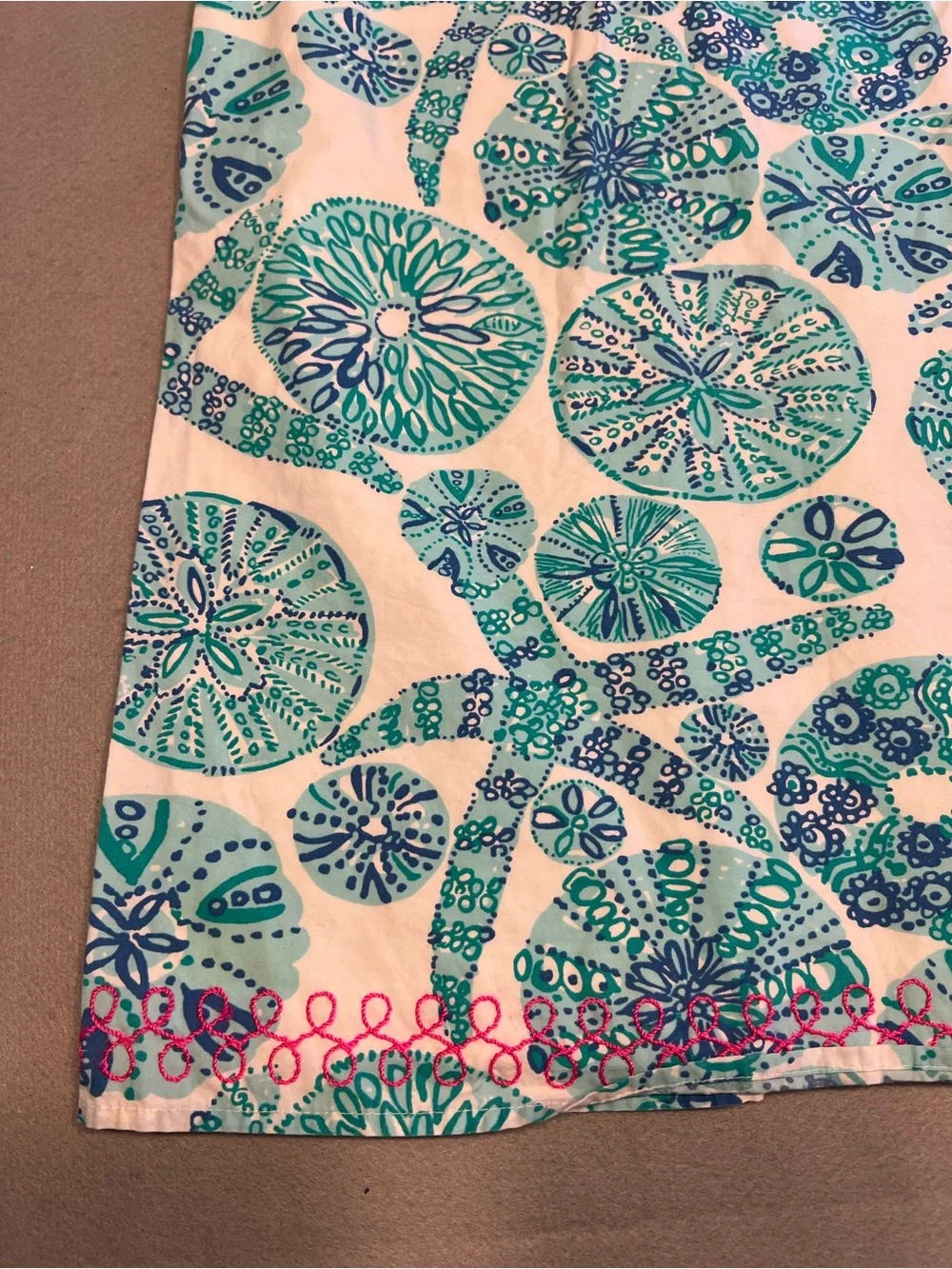 Lilly Pulitzer X Target Kids Starfish/shell Dress Size Small 6/6X